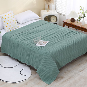 Manta de Muselina 100% Algodón Ecológica, Tejida de 6 Capas, Super Suave, Grande, para Bebé, Sábana, Dormitorio, Sofá - Product Image 2