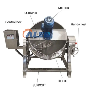 Olla Multifuncional con Calefacción Eléctrica y a Gas, para Mezclar y Cocinar Dulces y Confitería - Product Image 4