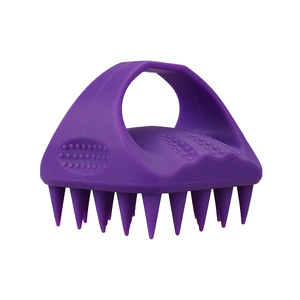 Cepillo de Silicona con Logotipo Personalizado, Cepillo para Desenredar el Cabello, Masajeador de Cuero Cabelludo, Cepillo para Champú para Cabello Húmedo, Seco y Rizado - Product Image 3