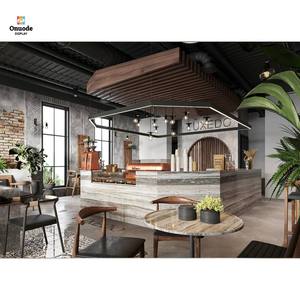 Muebles Personalizados para Cafeterías |   Barra de Bar de Madera y Vitrina, Soluciones Completas de Diseño Interior para Cafeterías, Diseño Interior de Cafeterías - Product Image 2