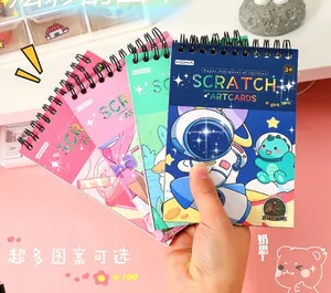 hot sales scratch painting handmade coloring book for kids