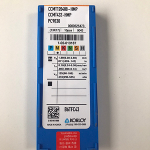 Inserto de Carburo de Tungsteno Cuadrado Original Korloys CCMT120408-HMP PC9030 para CNC, Cuchilla de 25 mm con Recubrimiento PVD, Soporte para Piezas de Trabajo de Torno, OEM - Product Image 5