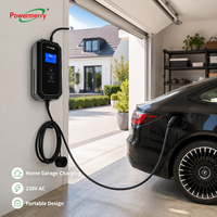 Chargeur EV portable 3,5 kW 16A Type 2 monophasé 230Vac avec prise Schuko et câble de 5 m pour la recharge quotidienne dans les garages européens