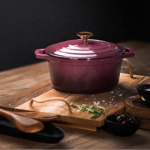 Juego de Utensilios de Cocina de Hierro Fundido Esmaltado Antiadherente, Sartén, Cacerola, Horno Holandés, en Oferta - Product Image 2