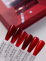 Nouveau Coffret Cadeau de Vernis à Ongles Gel UV LED Série Pantone 6 Couleurs Flamme Rose 2026, Logo Personnalisé, Sans HEMA ni TPO, Gel Professionnel Soak Off