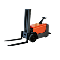 Chariot élévateur transpalette piéton électrique 1 tonne, hauteur de levage 2200 mm, pneus pleins, batterie au plomb-acide