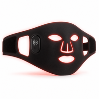Masque facial LED sans fil EYCO pour usage domestique, thérapie par lumière LED infrarouge rouge, masque facial LED