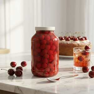 Cerezas Maraschino Dulces Enlatadas OEM en Almíbar para Repostería, Brix 28-30% - Product Image 2