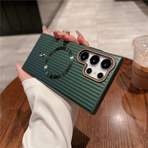 เคสโทรศัพท์ใสแบบใหม่ ดีไซน์หรูหรา สำหรับ Samsung S25 Ultra S24 S23 S22 พร้อมแม่เหล็ก - Product Image 4