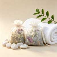 Natürliches Rosen-Badesalz mit Gemischten Kräutern Spa-Einweichbeutel für Tiefen Schlaf und Entspannung Körperpflege Private Label OEM ODM Körperpflegeprodukt Individuelles Geschenk