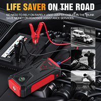 Nouveau Démarreur de Batterie Portable 12V Multifonctionnel pour Véhicules 6000mAh avec Clip Intelligent et Éclairage – Alimentation d'Urgence pour Voitures