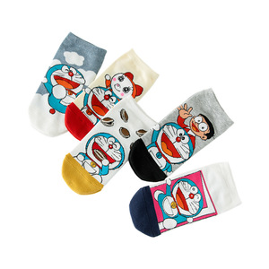Calcetines tobilleros Harajuku con dibujos animados para mujer, de algodón, Kawaii, <span class=keywords><strong>gato</strong></span>, novedad - Product Image 6