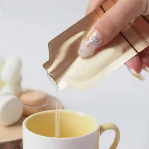 Digital Printing 20g Food Grade Foil Stick Pack Bag Sachet Plastic Milk Honey Protein Coffee Tea Powder Sachet