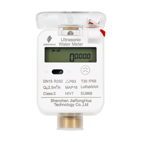 Mini compteur d'eau à ultrasons LoRaWAN DN15 IP68 4G/NB-IoT/RS485/Modbus avec sortie impulsionnelle, encoche sans fil, boîtier plastique, petit format