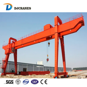 Grue à portique mobile montée sur <span class=keywords><strong>rail</strong></span> à double poutre 25 tonnes 100 tonnes Goliath Portal Crane Motor Gearbox Gear Core Components à vendre - Product Image 5