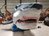Parc à thème Réaliste Animatronique Requin Megalodon Animal