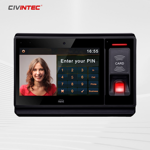 Large Touch Screen Linux Based Biometric Time Attendance Machine <strong>WiFi</strong> Ethernet - Product Image 4