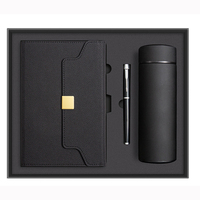 Coffret Cadeau de Luxe Personnalisé pour Entreprise A5 avec Carnet Relié en PU, Stylo, Tasse Thermos et Boîte Cadeau – Promotion de Diplôme, Couleurs Variées