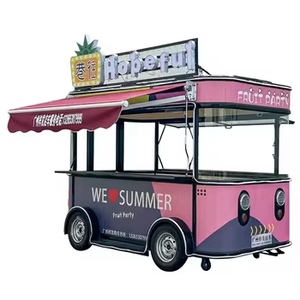 Camión de Comida Móvil para Crepas y Pizza con Congelador, Remolque de Comida para Helados en Venta, Camiones de Pizza Comerciales - Product Image 2