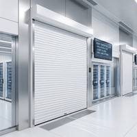 Porte sectionnelle à enroulement de qualité industrielle pour centre de distribution logistique