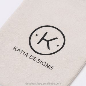 Pochette à bijoux en coton brut 100% réutilisable de 4 pouces avec cordon de serrage, impression de logo personnalisée - Product Image 4
