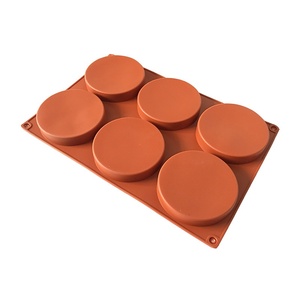 <span class=keywords><strong>Moule</strong></span> à gâteau rond en silicone de 4 pouces, 6-en-1, avec 6 disques consécutifs pour soufflés et gâteaux arc-en-ciel - Product Image 5