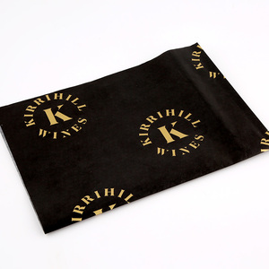 Papel de Regalo Transparente Negro Personalizado con Marca <span class=keywords><strong>BTO</strong></span> para Ropa - Product Image 1