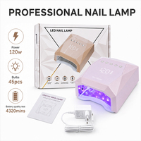 Lampe de séchage rapide professionnelle rechargeable 120W sans fil pour manucure, perceuse à ongles à aspiration, lampe LED UV pour ongles