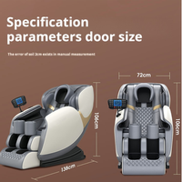 Fauteuil de massage électrique intelligent Zhipin ZP-H33 2026, la meilleure innovation, avec Bluetooth, zéro gravité, 3D, minuterie, 120W