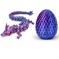 Ensemble de jouets articulés en forme d'œuf de dragon imprimé en 3D, 13 cm + 7 cm, thème animal arc-en-ciel, pour la maternité, directement du fabricant