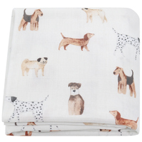 Couverture d'emmaillotage en mousseline 70% bambou 30% coton à motif animalier 47x47 pouces pour nouveau-né 0-12 mois - Anti-boulochage, portable, toutes saisons