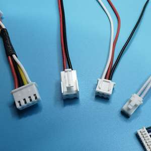 Câble d'assemblage de faisceau de câblage personnalisé ODM OEM Dupont <span class=keywords><strong>TE</strong></span> Molex MX Micro Connector JST XH PH SH ZH VH GH SM isolé en <span class=keywords><strong>PVC</strong></span> 2-9 broches - Product Image 1