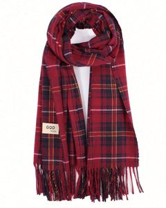 Nuevos Chales y Bufandas de Cachemira y Algodón Grueso Personalizados para Otoño e Invierno para Mujer, Elegantes - Product Image 6