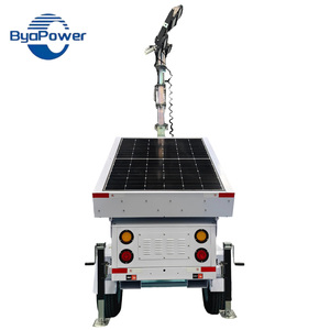 Alta qualità su misura torre solare torri di <span class=keywords><strong>luce</strong></span> Mobile rimorchio con configurazione <span class=keywords><strong>faro</strong></span> Premium illuminazione rimorchio - Product Image 4
