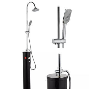 Colonne de <span class=keywords><strong>douche</strong></span> solaire extérieure en acier inoxydable à <span class=keywords><strong>prix</strong></span> <span class=keywords><strong>d</strong></span>'usine, température constante, jet de pluie, poignée unique - Product Image 5