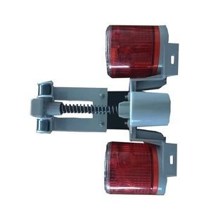 Feu de signalisation solaire EB8047ST, lumière LED rouge, installation fixe, matériau ABS, feux de circulation - Product Image 2