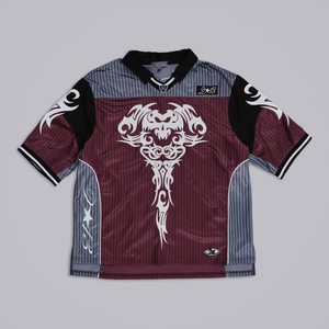 <span class=keywords><strong>Maillot</strong></span> <span class=keywords><strong>de</strong></span> football personnalisé Chine à col en V avec panneau à passepoil et manches courtes rayées, T-shirt <span class=keywords><strong>de</strong></span> sport haute qualité pour homme, coupe ajustée, saison 25/26 - Product Image 2