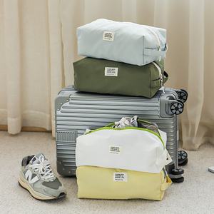 Eenvoudige tijdsreis Open Japan-stijl nylon multifunctionele opbergtas voor cosmetica en kleding Minimalistische bagage-uitgiftezak - Product Image 2