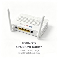 Router ONT FTTH ONU XPON HS8145C5 con POTS, Utiliza Módem de Fibra Óptica HS8145C5V2.0, Wifi 2.4G, GPON EPON, Firmware en Inglés