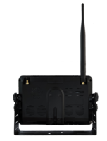 7 pouces Portable double lentille vue arrière DVR enregistrement moniteur 4 pièces système de caméra de camion sans fil pour chariots élévateurs