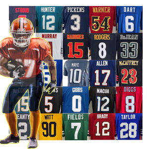 Hete American Football Shirts Maye Allen Dart op voorraad Ademend Gibbs Rodgers Love US Football Jerseys - Product Image 1