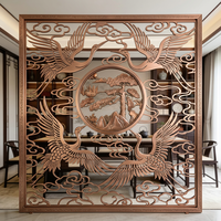 Paravent décoratif en acier inoxydable poli miroir, grande arche découpée au laser, séparateur de pièce, panneau de hall d'hôtel, style Porte de lune