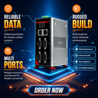 Gateway Industrial Modbus para Riel DIN, RS232/485 a Ethernet, Convertidor Modbus RTU/TCP, para Fábricas Inteligentes y Sistemas SCADA