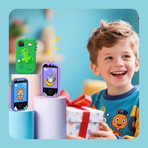 Jumon niños juguete portátil recargable Tomar foto música MP3 2,8 pulgadas niños Cámara Digital teléfono con juegos - Product Image 3