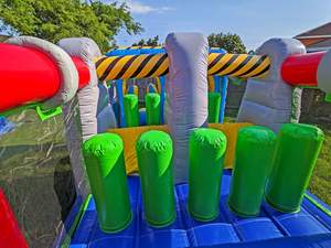 Carrera <span class=keywords><strong>de</strong></span> obstáculos inflable <span class=keywords><strong>de</strong></span> alto voltaje <span class=keywords><strong>de</strong></span> 31 pies a la venta al aire libre - Product Image 4