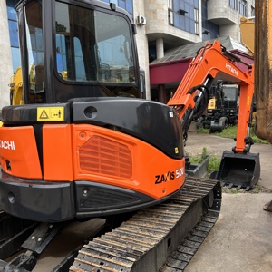 Mini-excavatrice hydraulique Hitachi ZX50U d'occasion d'origine japonaise, 5,33 tonnes, avec moteur, boîte de vitesses, pompe, roulement et PLC - Product Image 5