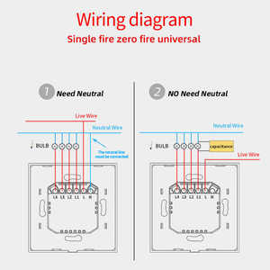 Langyeao CE ROHS 1/2/3 gang 600W Châu Âu vấn đề Alexa điều khiển từ xa ánh sáng thông minh Nhà tường Key ánh sáng vấn đề chuyển đổi thông minh - Product Image 6