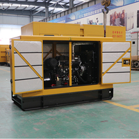 Groupe électrogène diesel super silencieux 10 kW-30 kW, groupe électrogène insonorisé ultra silencieux avec ATS pour villa et école
