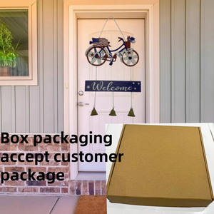 Décorations du 4 juillet pour la <span class=keywords><strong>porte</strong></span> d'entrée, décoration rouge, blanc et bleu, panneau de bienvenue Américana USA, vélo pour le Memorial Day et le Jour de l'Indépendance - Product Image 6