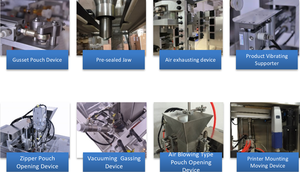 Machine <span class=keywords><strong>d</strong></span>'emballage automatique linéaire Gloex OEM disponible pour sachets préformés, machine <span class=keywords><strong>d</strong></span>'emballage Doypack pour aliments et cosmétiques - Product Image 2